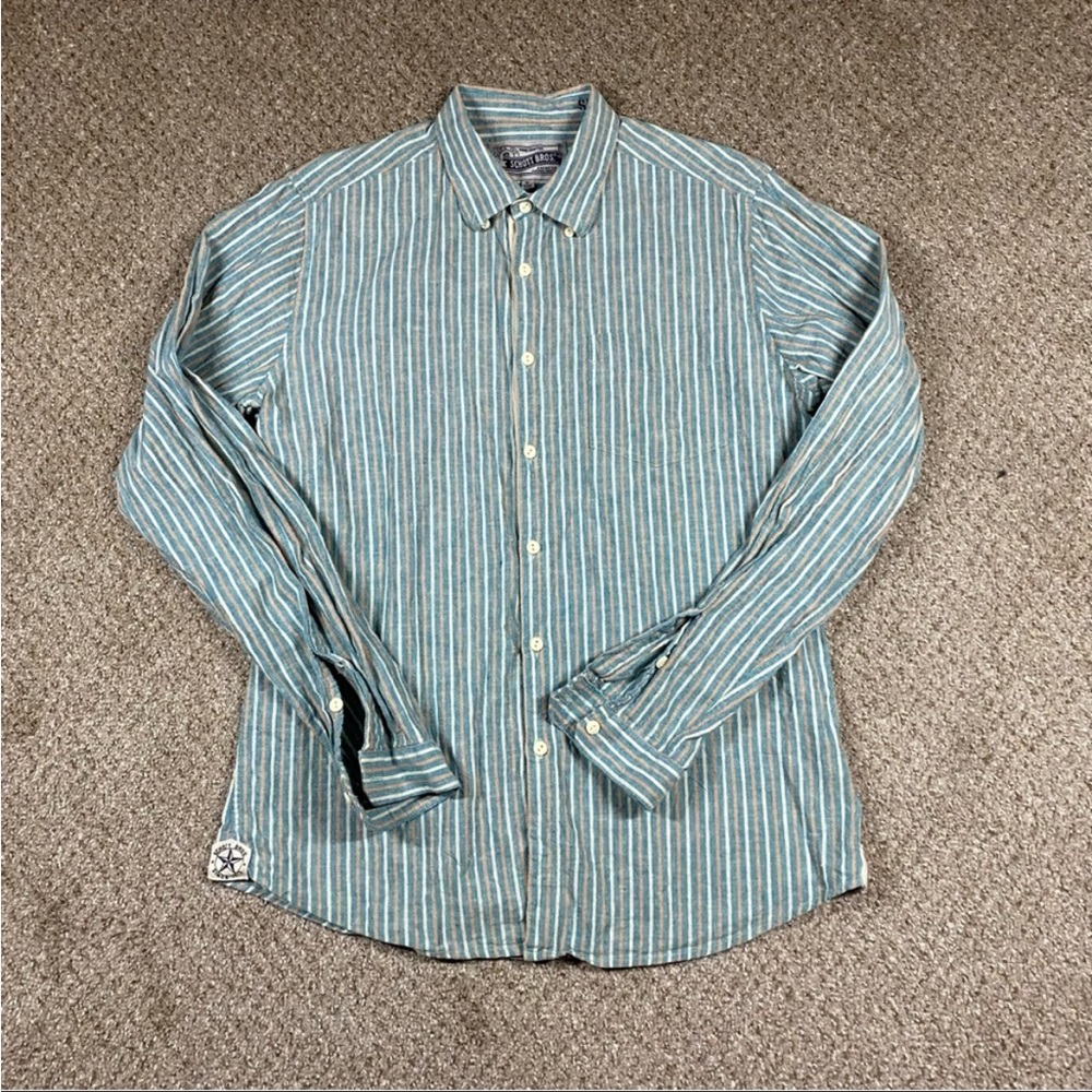 Vintage Schott Bros Striped Button Down